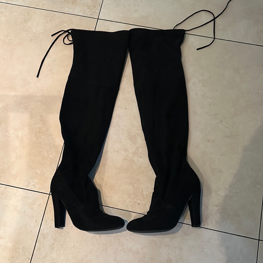 Steve Madden over the knee suede boots. Size 7